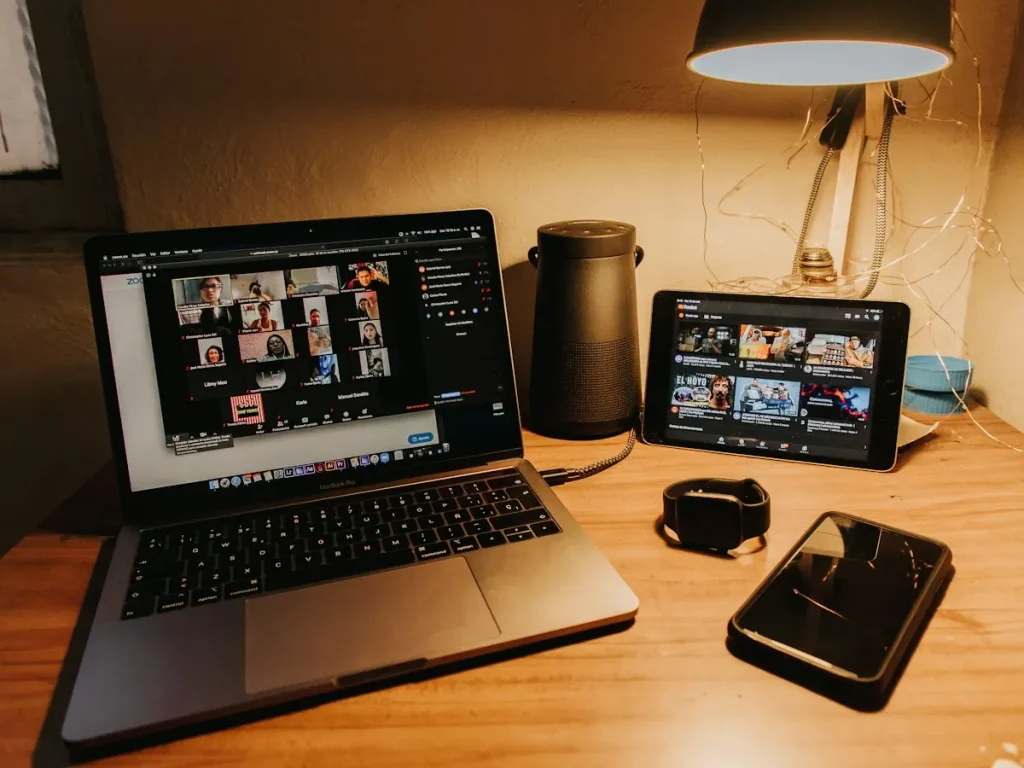 Desk setup for applying for a KITAS stay permit online
